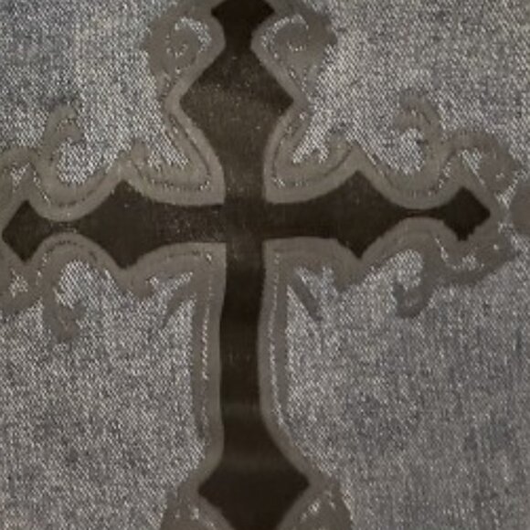 ROMWE Wide-Leg Graphic Cross Jeans – Size L - Picture 6 of 7